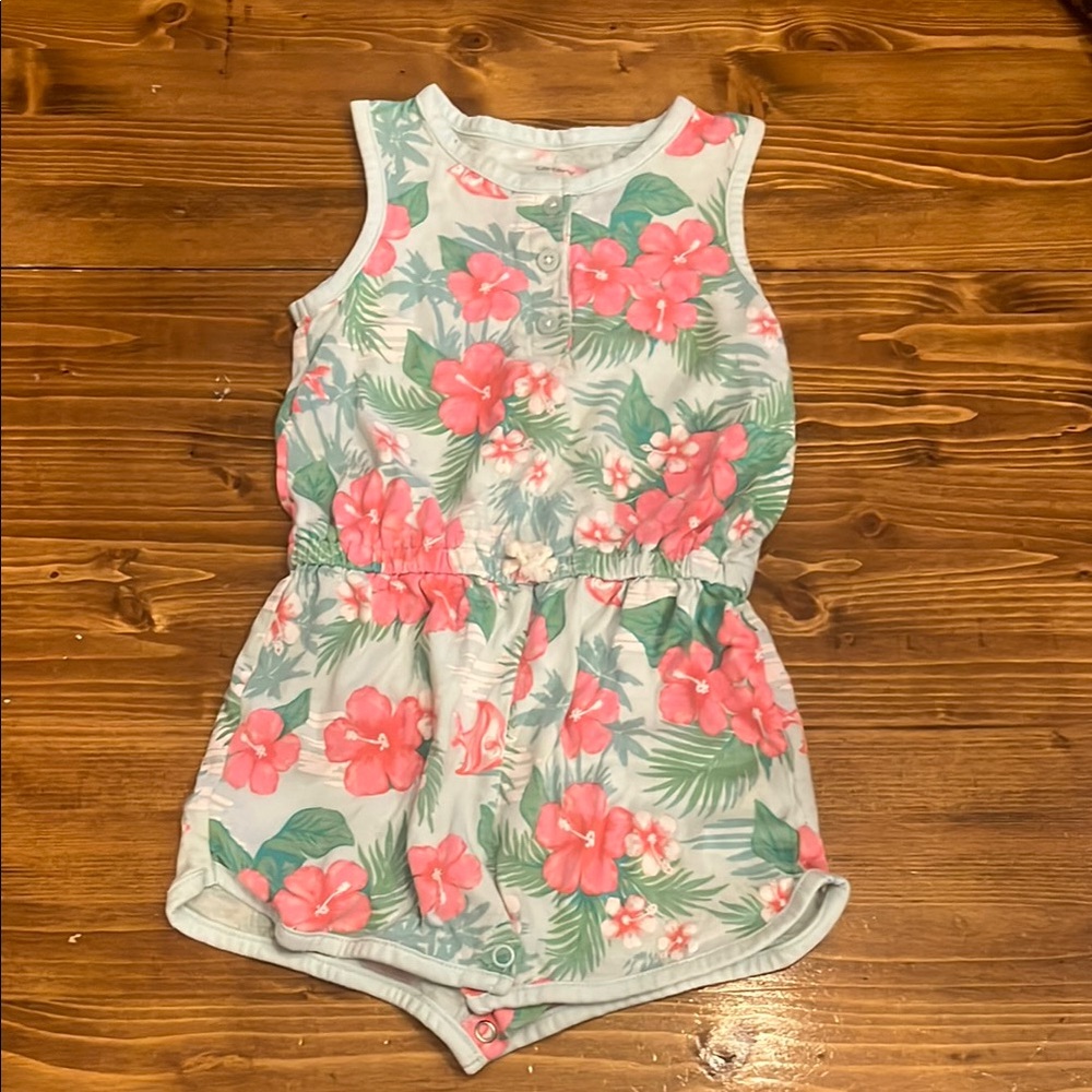 Floral Kids Romper